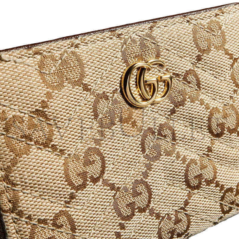 GUCCI GG MARMONT ZIPPER KEY POUCH 773427 (11.5*8*3cm)